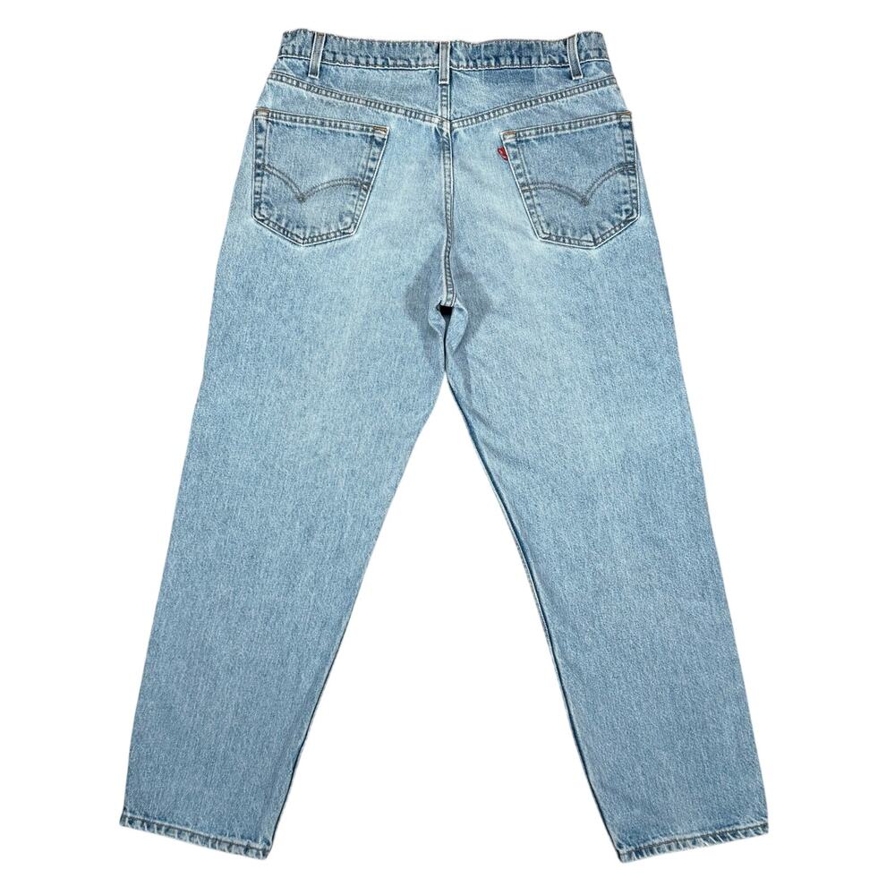 Vintage Levi's 550 Blue Denim Relaxed Fit Jeans Red Tab 1997 Size 35 x 29